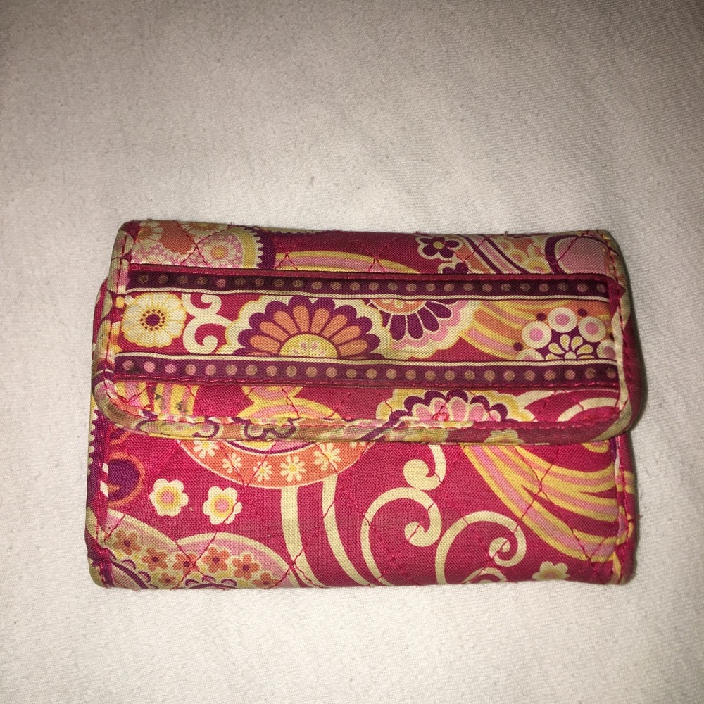 Vera Bradley "Raspberry Fizz" wallet